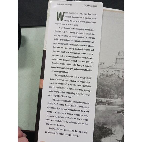 The Swamp by Eric Bolling HC DJ NEW - Picture 3 of 5